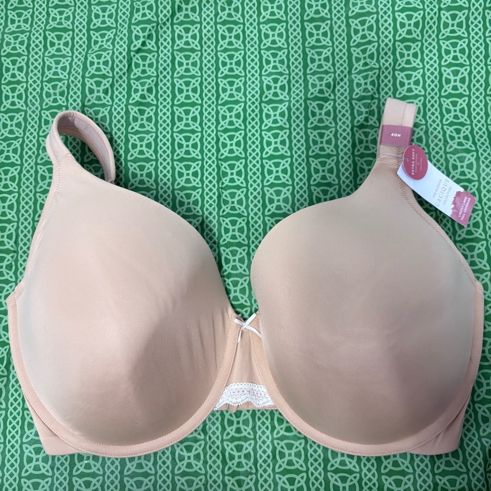 NWT Cacique Comfort Bliss Lightly Lined Full Coverage Bra - 40H
